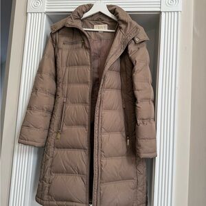 Michael Kors Brown Puffer Jacket